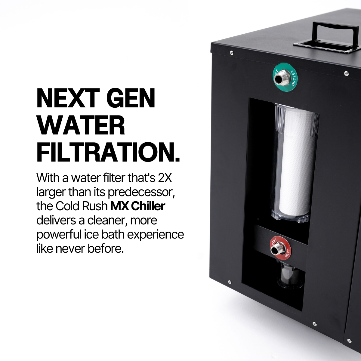 COLD RUSH MX | Ice Bath | Chiller Unit | Down to 5ºC