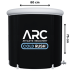 COLD RUSH 2.0 | Portable Ice Bath | Taller, Stronger, Colder - ARC Athlete Recovery - GCC