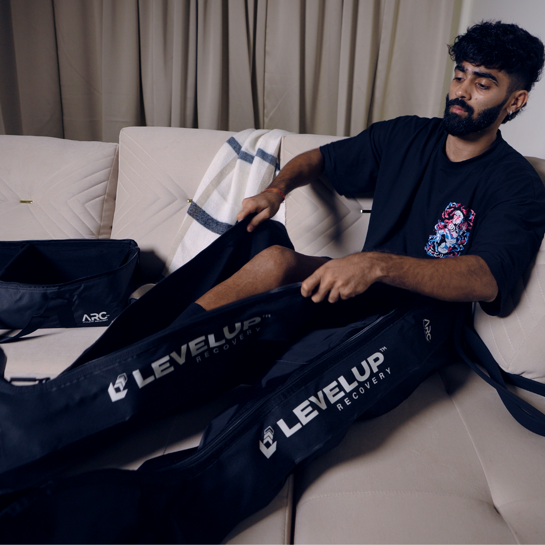 Two massage sleeves
