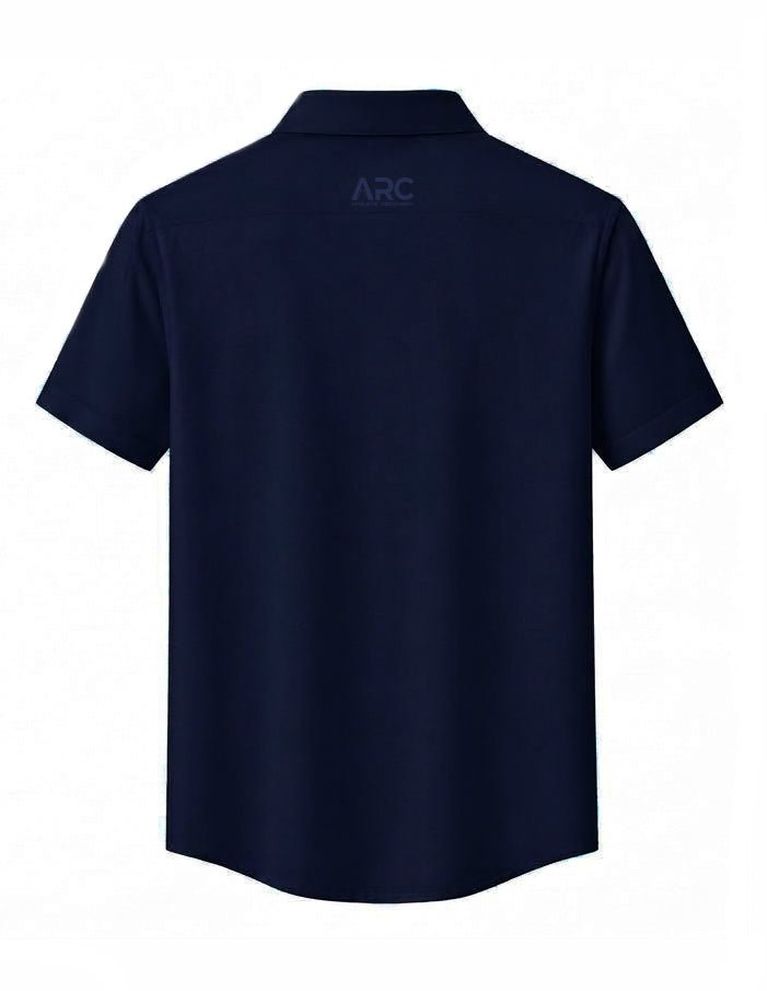ARC Tonal Knit Shirt | Navy Blue - ARC Athlete Recovery - GCC