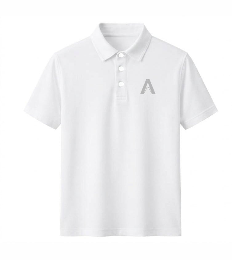 ARC Polo Shirt | White - ARC Athlete Recovery - GCC