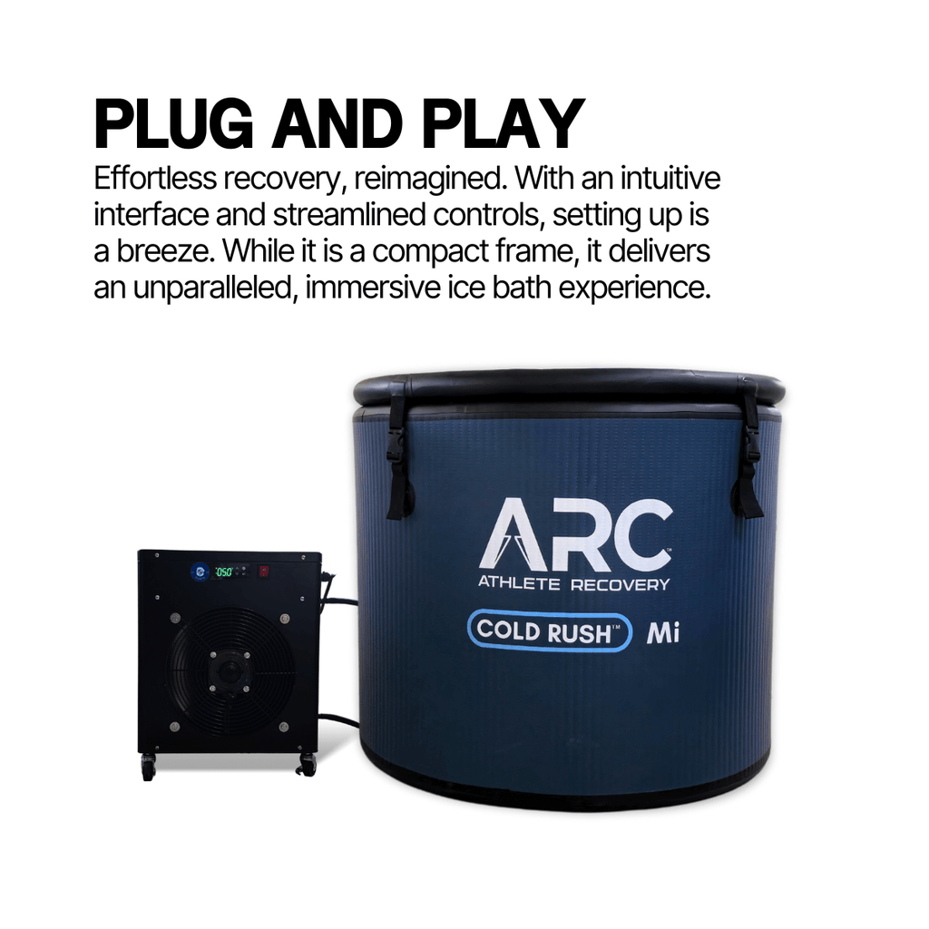 COLD RUSH MI | Ice Bath | Mi Chiller Unit | Down to 5°C - ARC Athlete Recovery - GCC