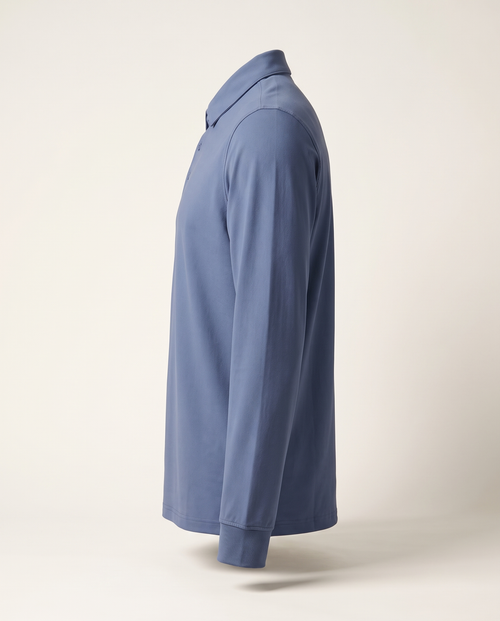 ARC Polo Long Sleeve | Slate Blue