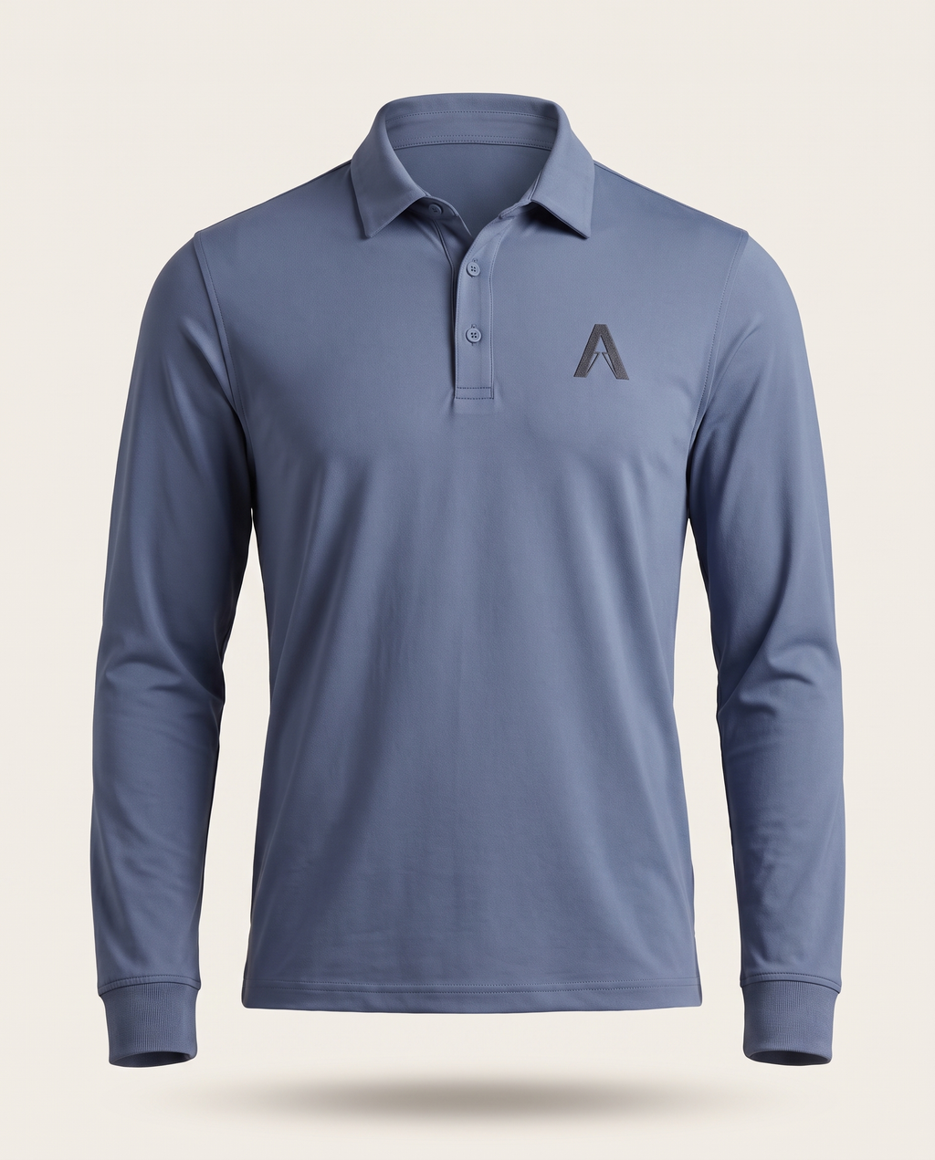 ARC Polo Long Sleeve | Slate Blue