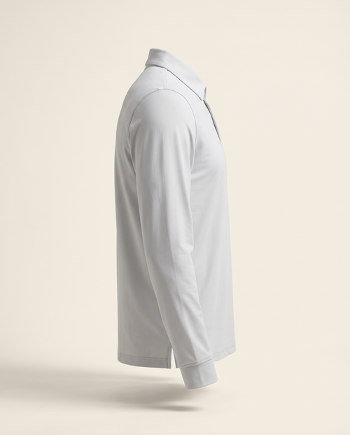 ARC Polo Long Sleeve | Light Grey