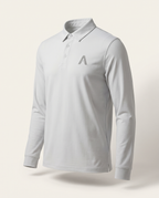 ARC Polo Long Sleeve | Light Grey