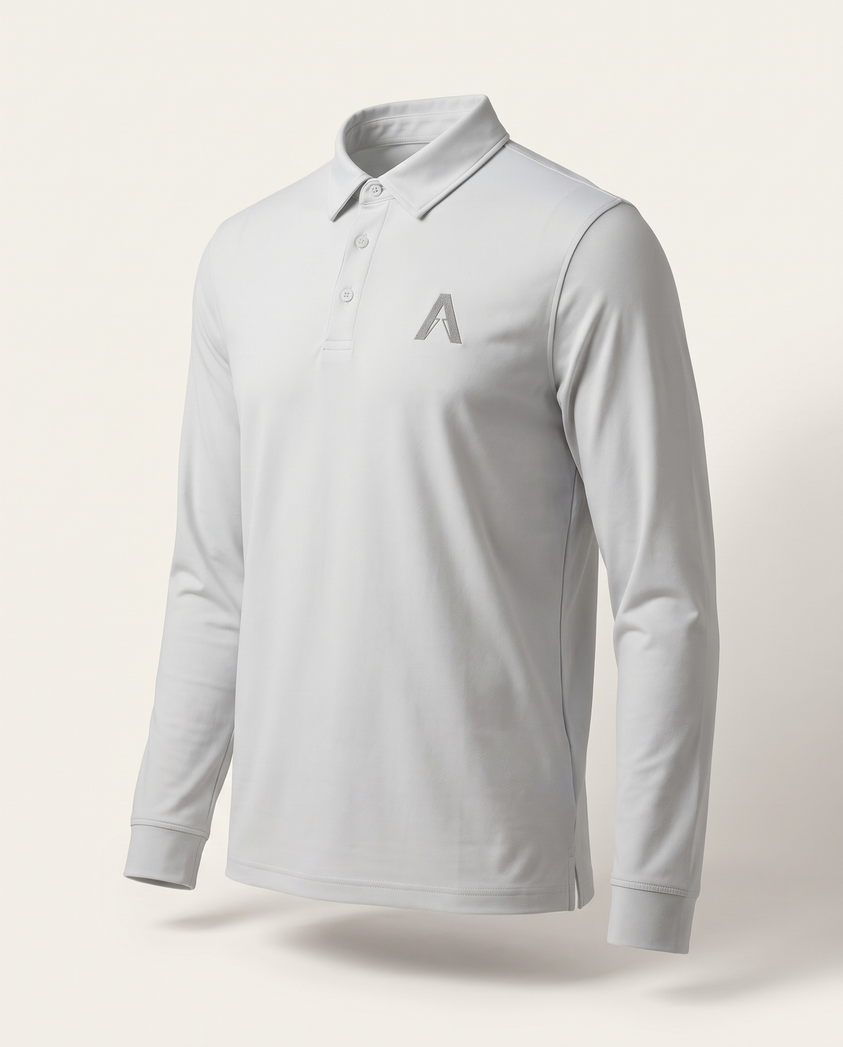 ARC Polo Long Sleeve | Light Grey