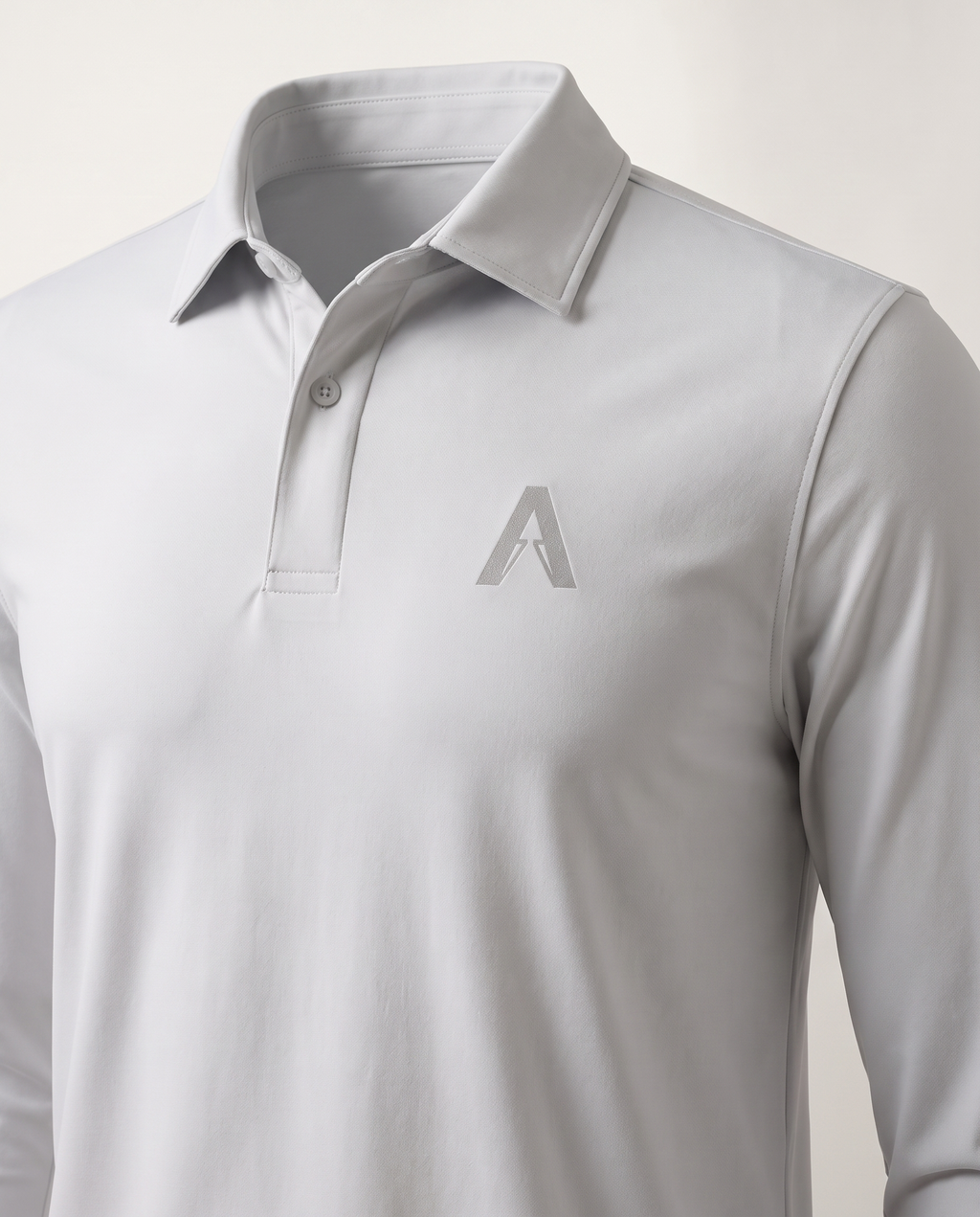 ARC Polo Long Sleeve | Light Grey