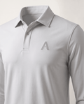 ARC Polo Long Sleeve | Light Grey