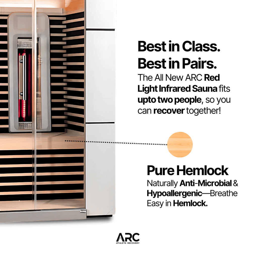 ARC Far Infrared Sauna (2 Person) - ARC Athlete Recovery - GCC